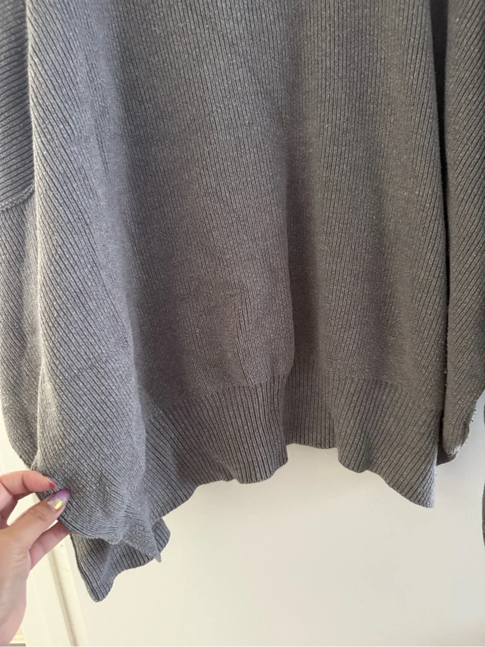 Free People Easy Street Tunic Sweater Grey
